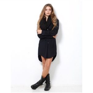 Dallin Chase Blue Shirt Dress